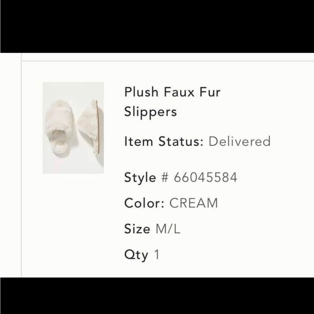 Anthropologie Plush Faux Fur Slippers